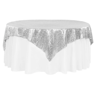 Silver Table topper