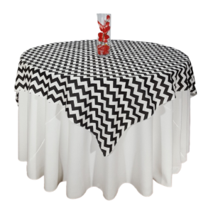 Chevron Satin Table Topper