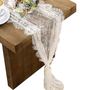 Cream Lace - table runner