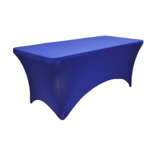 Royal Blue Spandex Table cover - 6ft